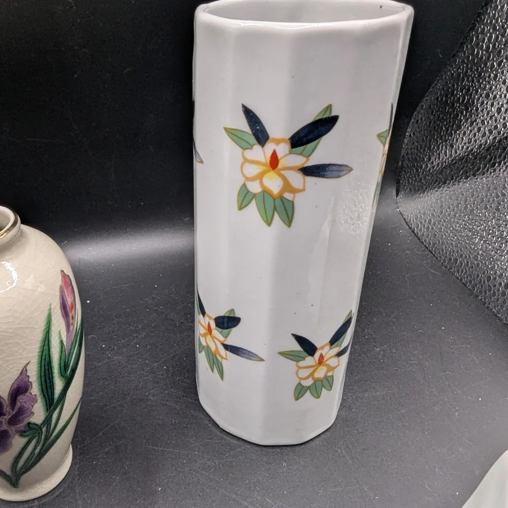 Vintage Set of 4 Ceramic Vases Various Makers Japan.